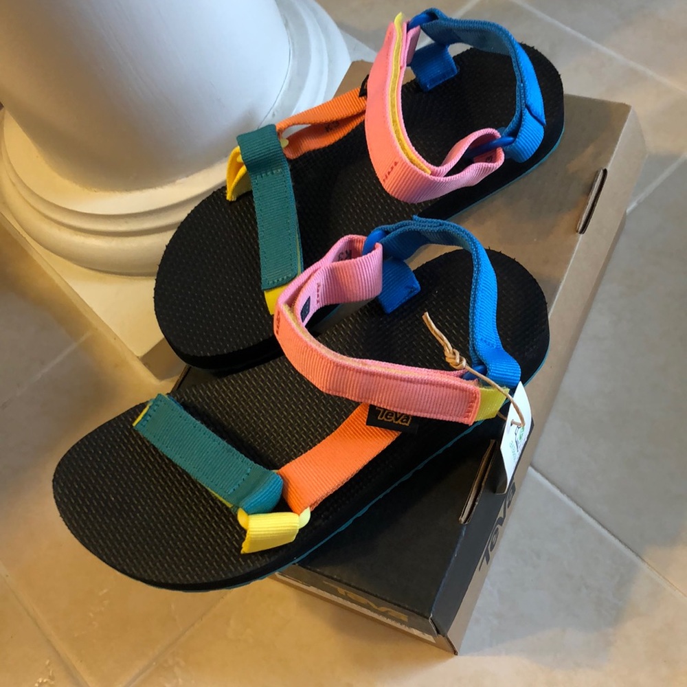 Brand new in box Kids Tevas sandals!
